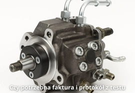Czy potrzebna faktura i protokół z testu pompy Diesla Common Rail?