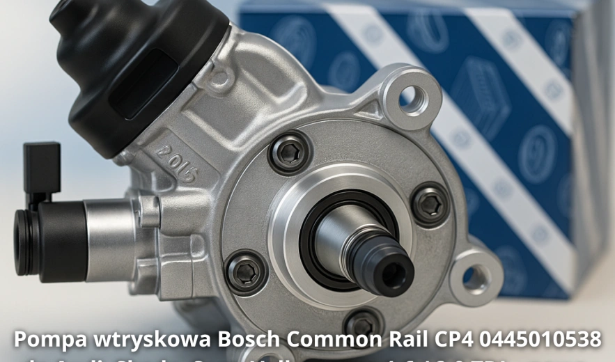 Pompa wtryskowa Bosch Common Rail CP4 0445010538 do Audi, Skoda, Seat, Volkswagen 1.6 / 2.0 TDI – nowa, regeneracja, cena