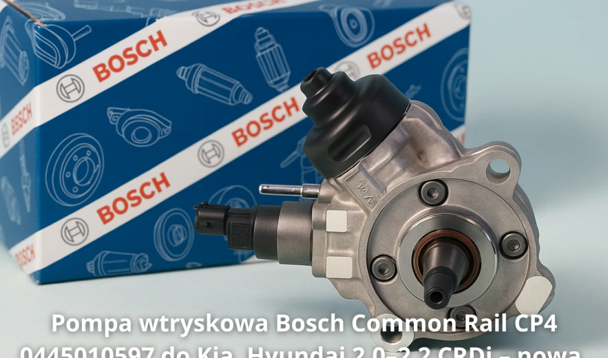 Pompa wtryskowa Bosch Common Rail CP4 0445010597 do Kia, Hyundai 2.0–2.2 CRDi – nowa, regeneracja, cena