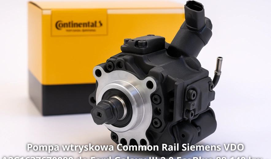 Pompa wtryskowa Common Rail Siemens VDO A2C1637670080 do Ford Galaxy III 2.0 EcoBlue 88-140 kw – nowa, regeneracja