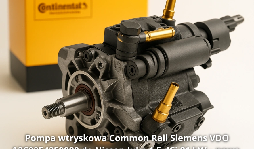 Pompa wtryskowa Common Rail Siemens VDO A2C9254250080 do Nissan Juke 1.5 dCi 81 kW – nowa, regeneracja