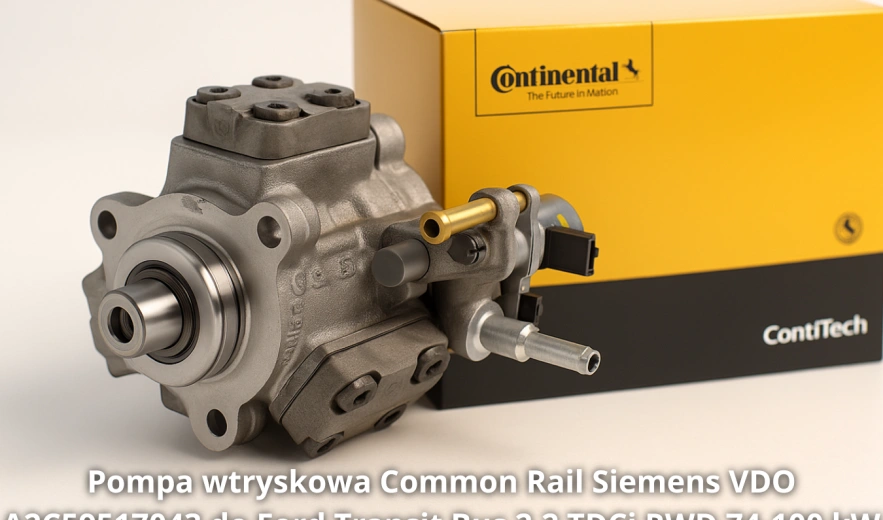 Pompa wtryskowa Common Rail Siemens VDO A2C59517043 do Ford Transit Bus 2.2 TDCi RWD 74-100 kW – nowa, regeneracja
