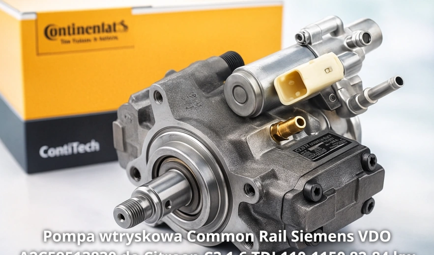 Pompa wtryskowa Common Rail Siemens VDO A2C59513830 do Citroen C3 1.6 TDI 110-115 82-84 kw 9HR/9HL – nowa, regeneracja