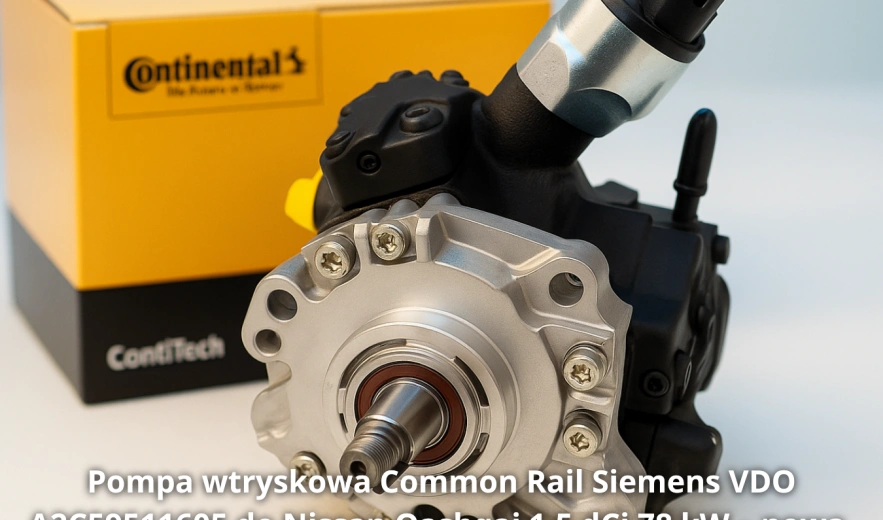 Pompa wtryskowa Common Rail Siemens VDO A2C59511605 do Nissan Qashqai 1.5 dCi 78 kW – nowa, regeneracja