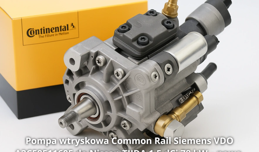 Pompa wtryskowa Common Rail Siemens VDO A2C59511605 do Nissan TIIDA 1.5 dCi 78 kW – nowa, regeneracja