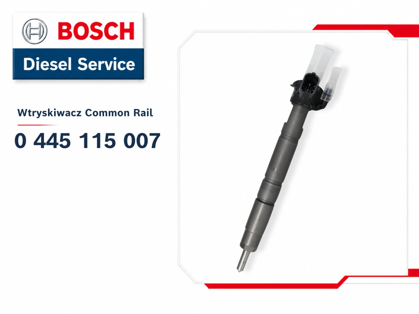 Bosch 0445115007 – wtryskiwacz Common Rail 2.0 dCi / CDTI