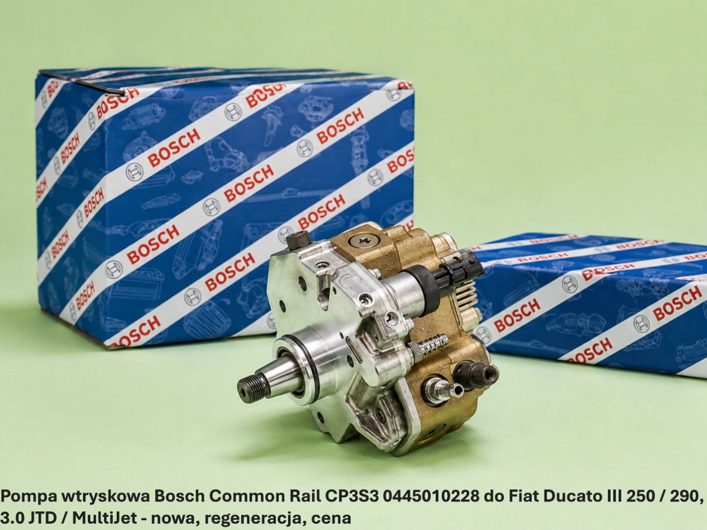 Pompa wtryskowa Bosch Common Rail CP3S3 0445010228 do Fiat Ducato III 250 / 290, 3.0 JTD / MultiJet 