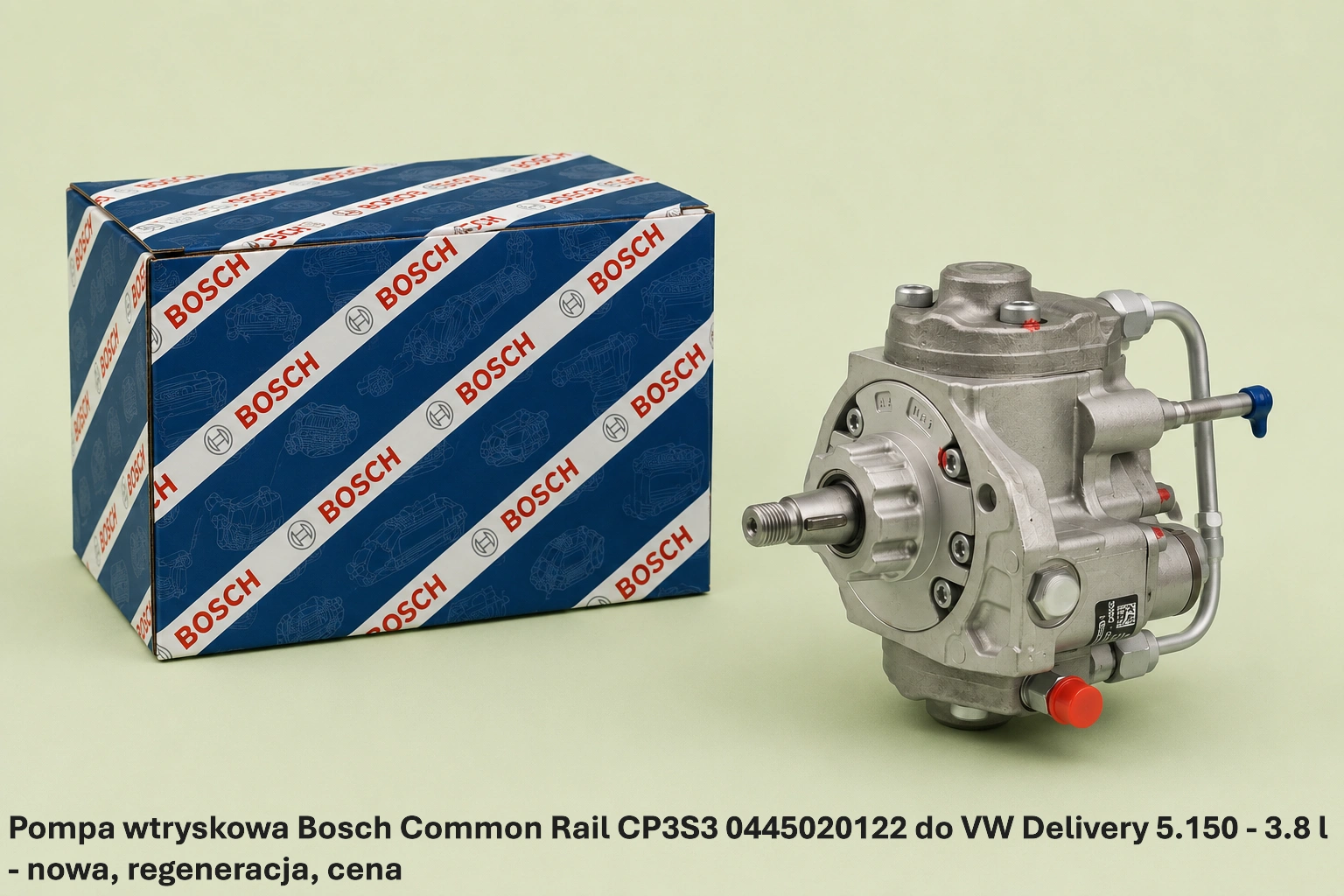 Pompa wtryskowa Bosch Common Rail CP3S3 0445020122 do VW Delivery 5.150 - 3.8 l - nowa, regeneracja, cena