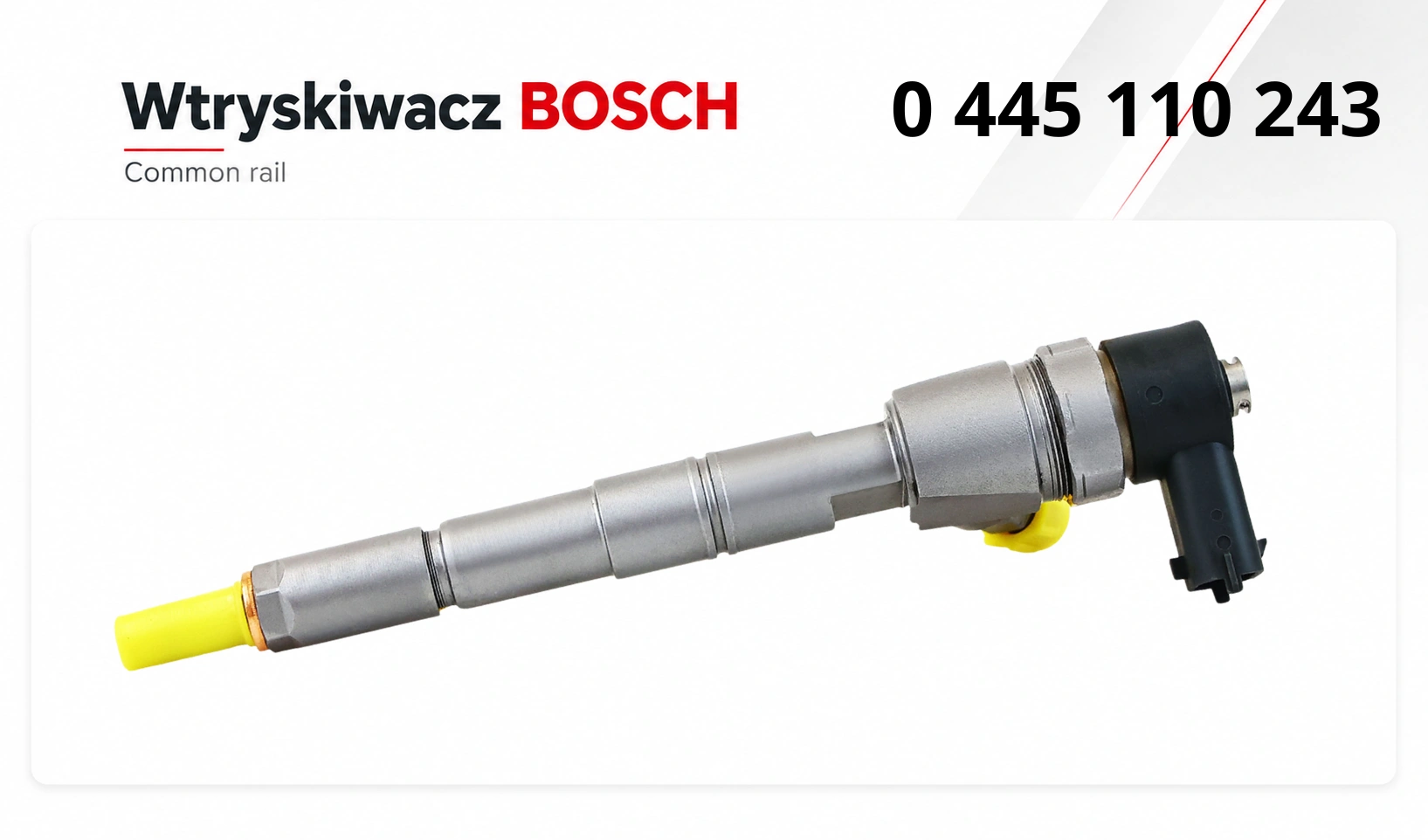 Wtryskiwacz do wybranych silników 1.9 JTD, JTDM, CDTI, MultiJet i TiD.