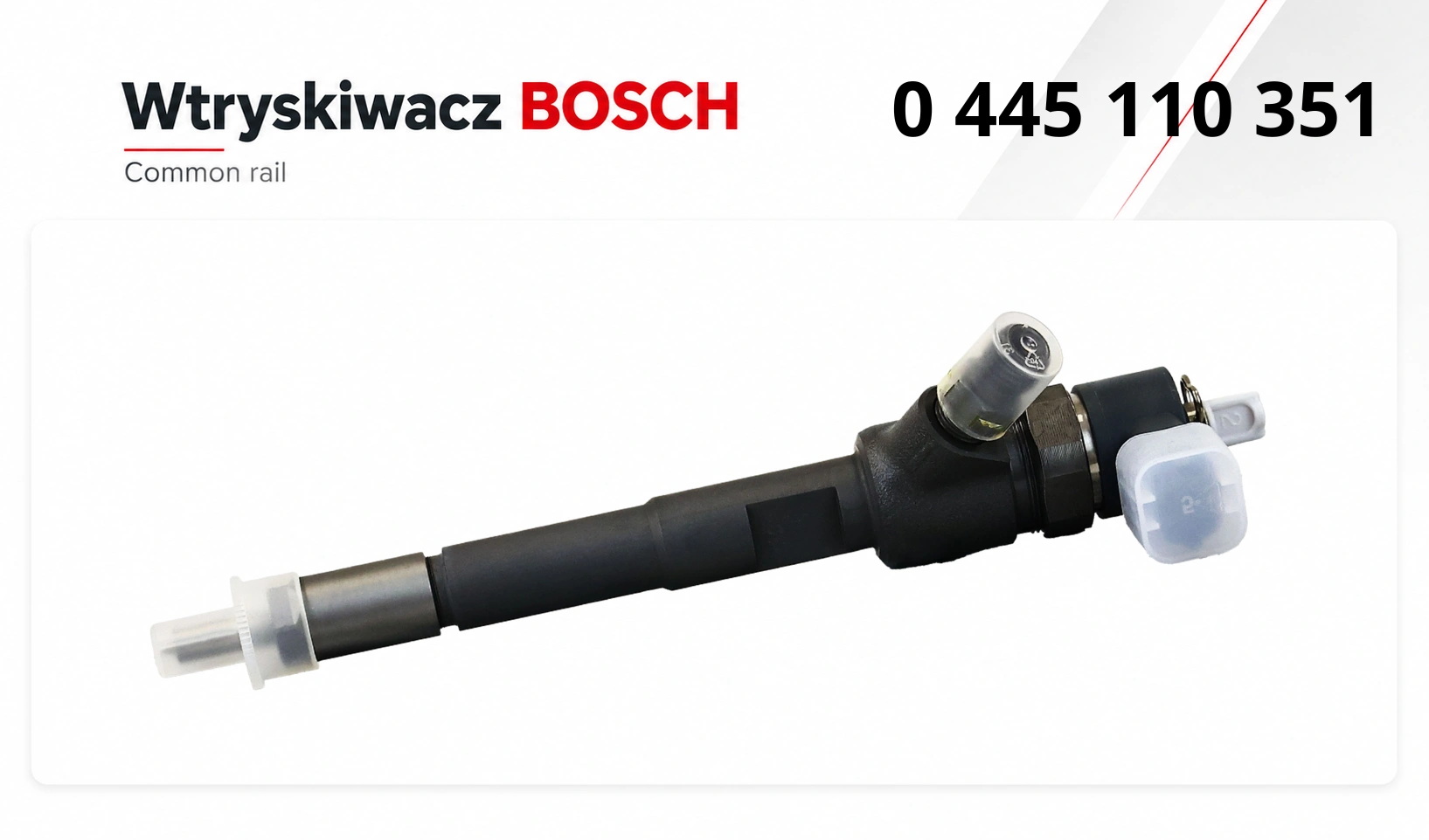 Wtryskiwacz Bosch dostępny jako produkt nowy lub przygotowany po profesjonalnej regeneracji.