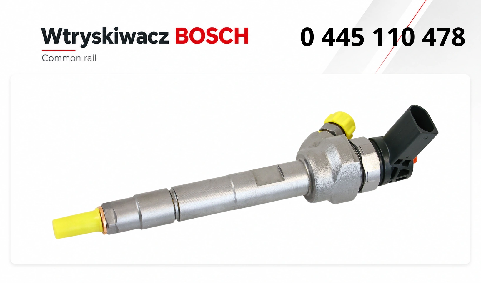 Wtryskiwacz Bosch CRI2-18 dostępny jako produkt nowy lub profesjonalnie zregenerowany.