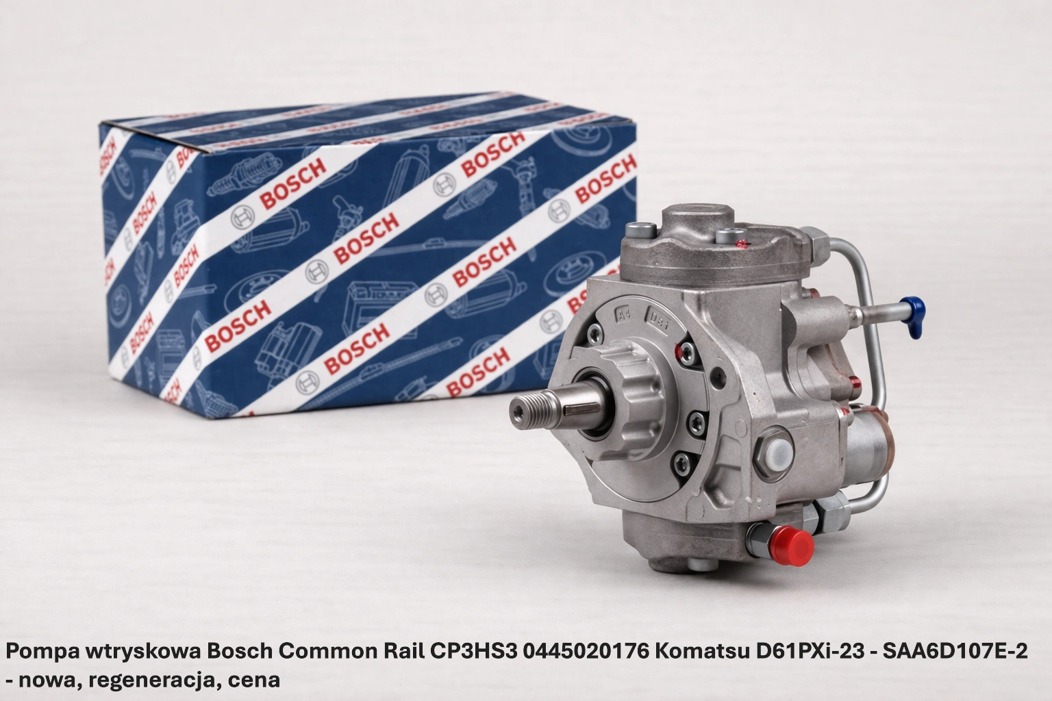 Pompa wtryskowa Bosch Common Rail CP3HS3 0445020176 Komatsu D61PXi-23 - SAA6D107E-2 - nowa, regeneracja, cena