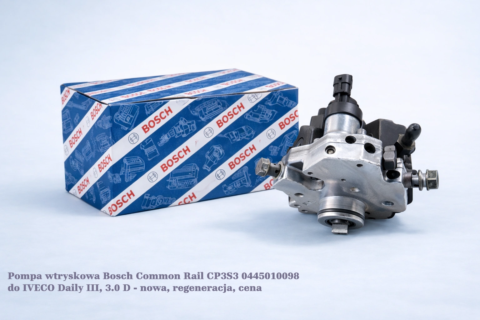 Pompa wtryskowa Bosch Common Rail CP3S3 0445010098 do IVECO Daily III, 3.0 D - nowa, regeneracja, cena