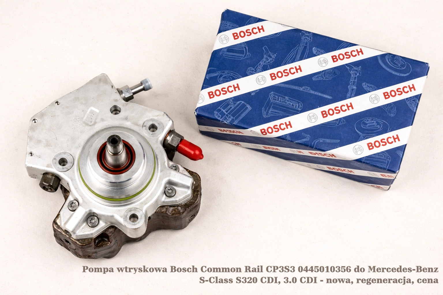 Pompa wtryskowa Bosch Common Rail CP3S3 0445010356 do Mercedes-Benz S-Class S320 CDI, 3.0 CDI - nowa, regeneracja, cena