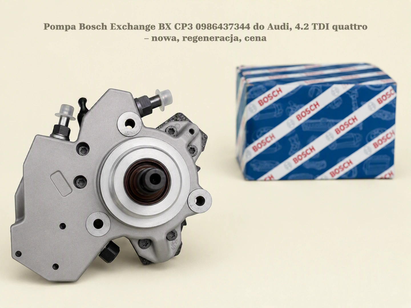 Pompa Bosch Exchange BX CP3 0986437344 do Audi, 4.2 TDI quattro – nowa, regeneracja, cena