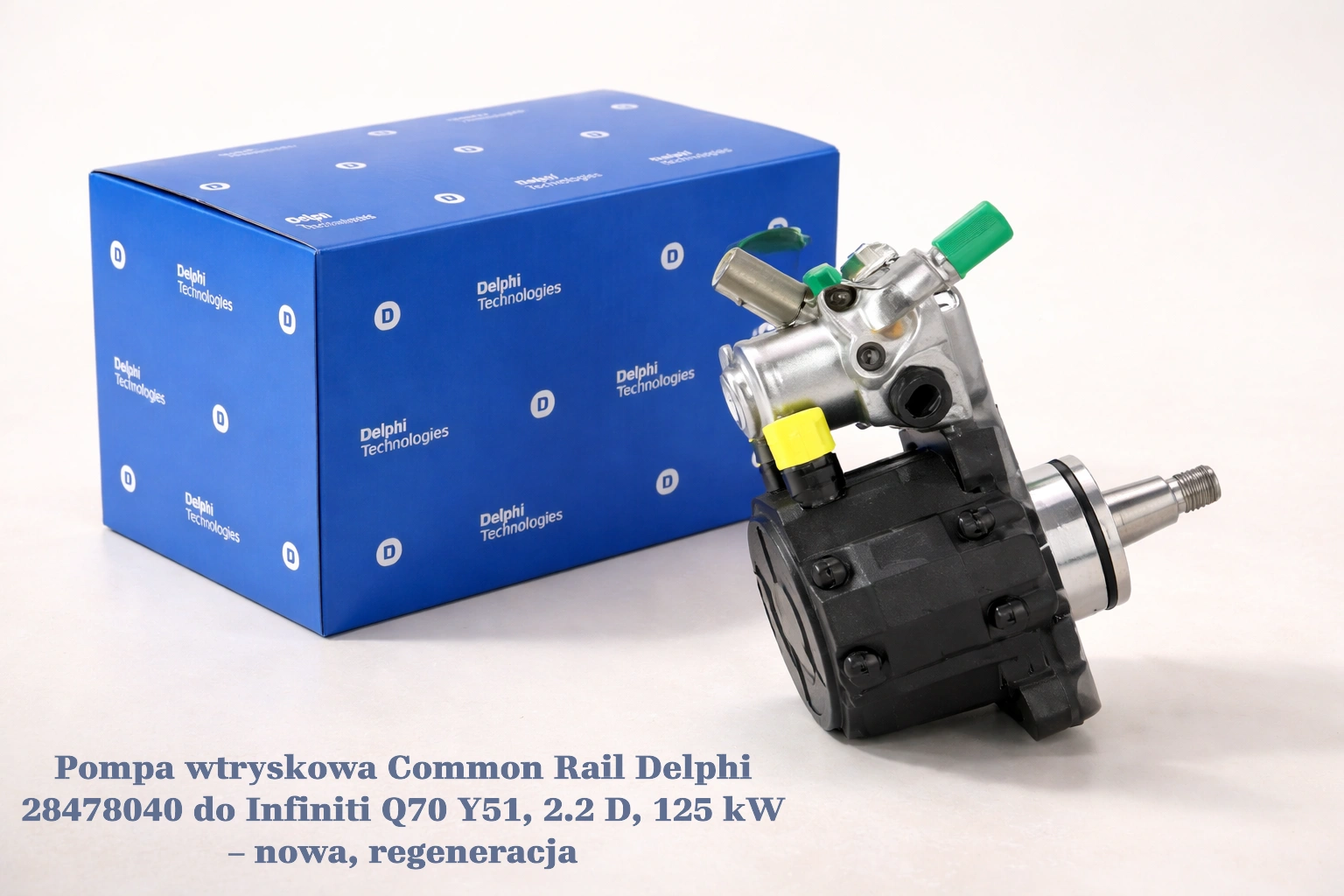 Pompa wtryskowa Common Rail Delphi 28478040 do Infiniti Q70 Y51, 2.2 D, 125 kW – nowa, regeneracja