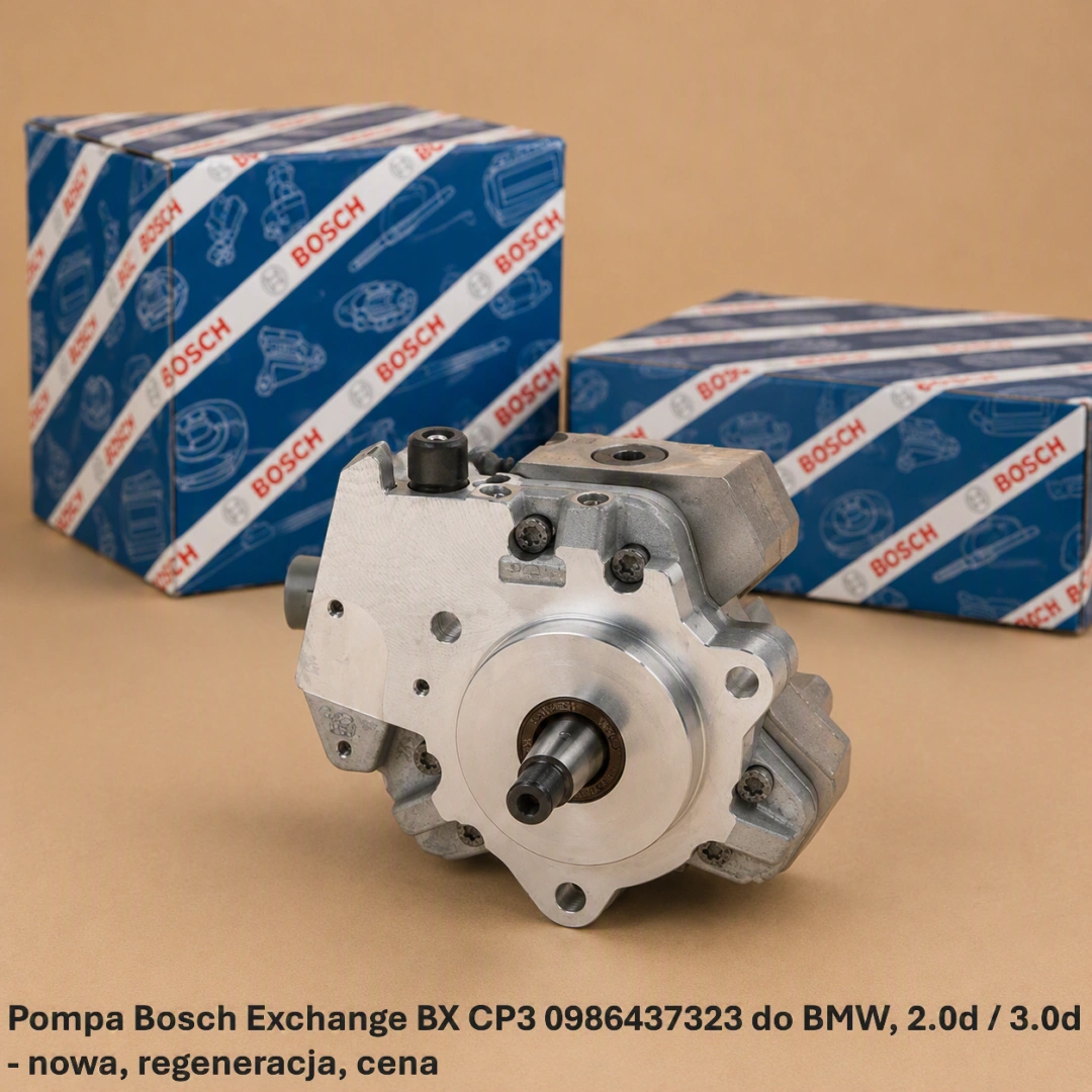 Pompa Bosch Exchange BX CP3 0986437323 do BMW, 2.0d / 3.0d 