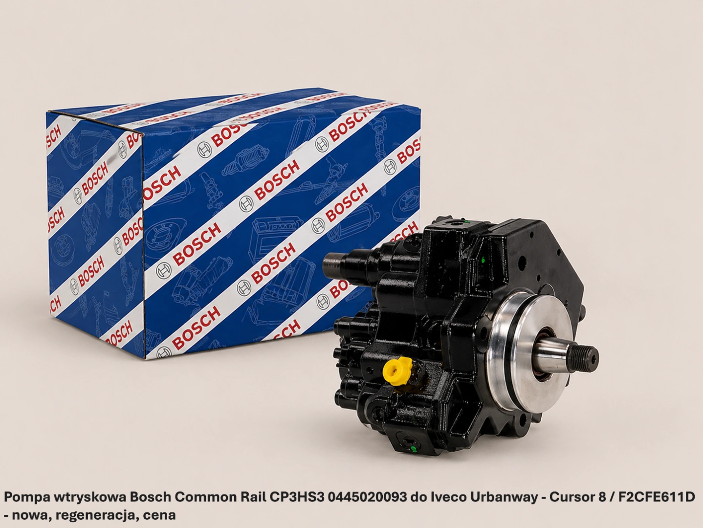 Pompa wtryskowa Bosch Common Rail CP3HS3 0445020093 do Iveco Urbanway - Cursor 8 / F2CFE611D - nowa, regeneracja, cena