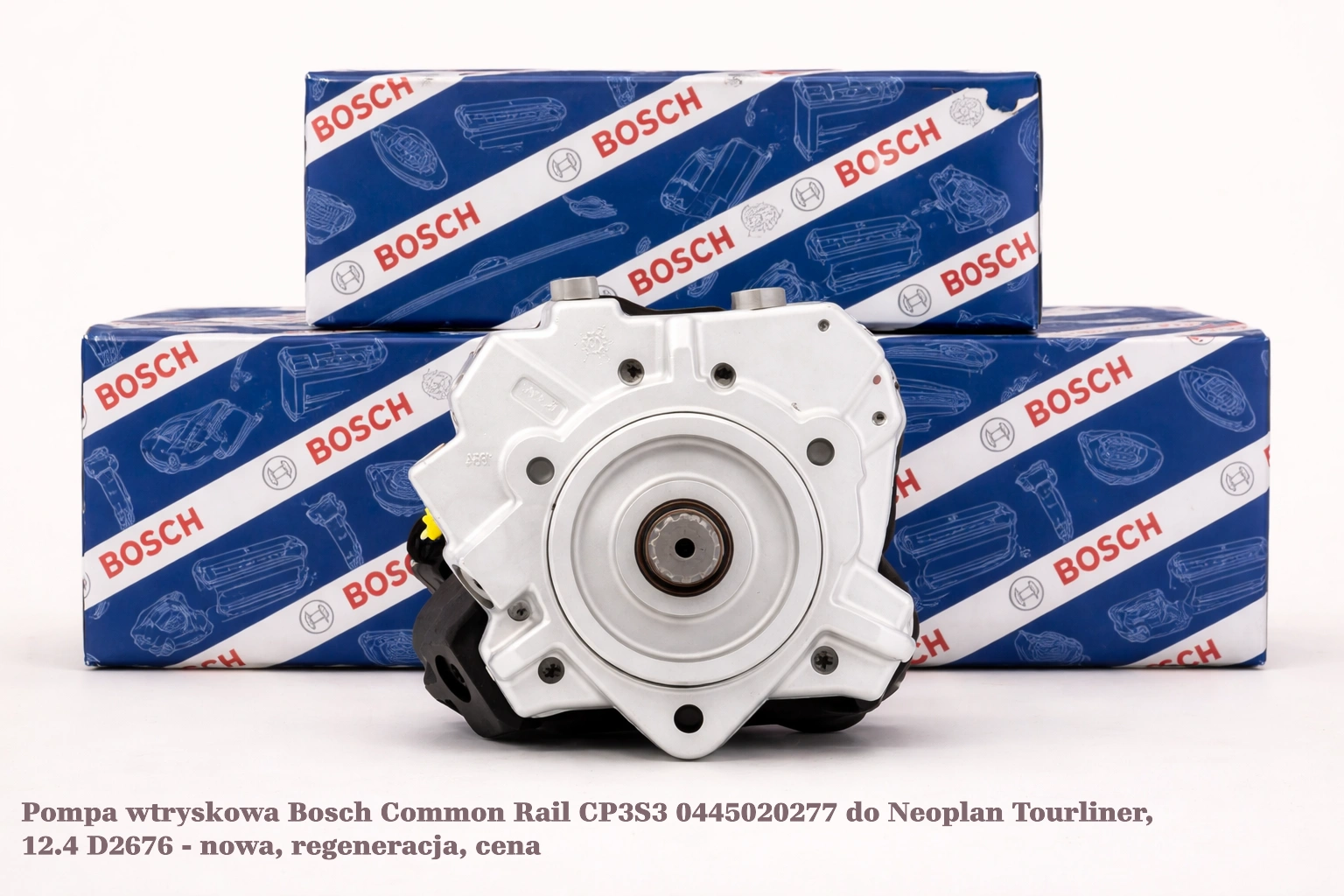 Pompa wtryskowa Bosch Common Rail CP3S3 0445020277 do Neoplan Tourliner, 12.4 D2676 - nowa, regeneracja, cena