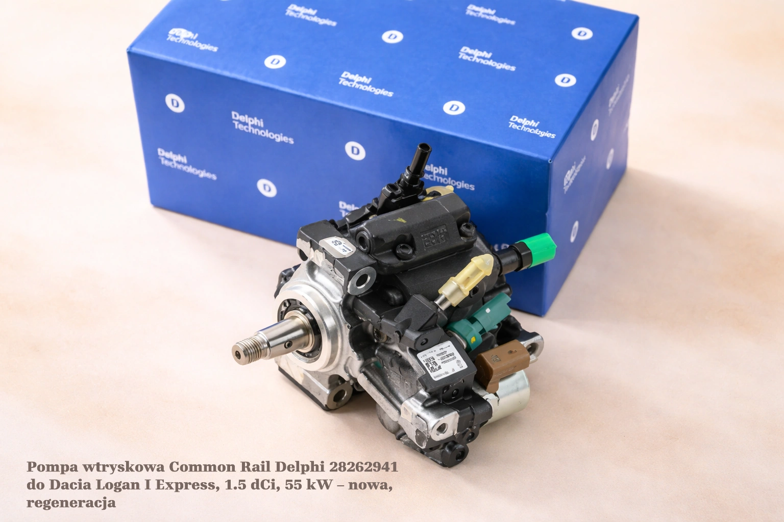 Pompa wtryskowa Common Rail Delphi 28262941 do Dacia Logan I Express, 1.5 dCi, 55 kW – nowa, regeneracja
