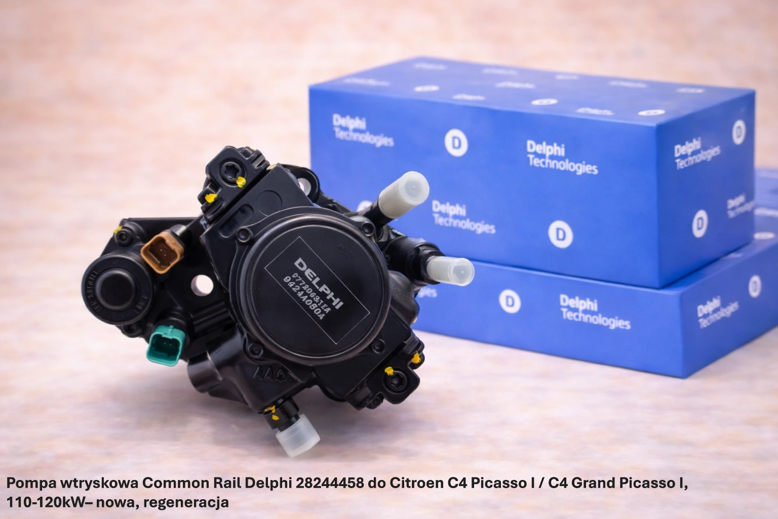 Pompa wtryskowa Common Rail Delphi 28244458 do Citroen C4 Picasso I / C4 Grand Picasso I, 110-120kW– nowa, regeneracja