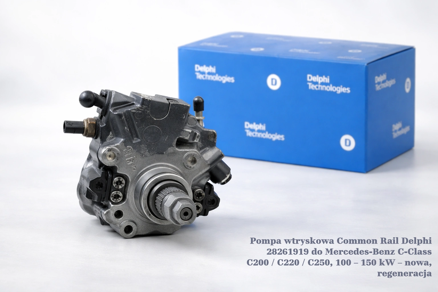 Pompa wtryskowa Common Rail Delphi 28261919 do Mercedes-Benz C-Class C200 / C220 / C250, 100 – 150 kW – nowa, regeneracja