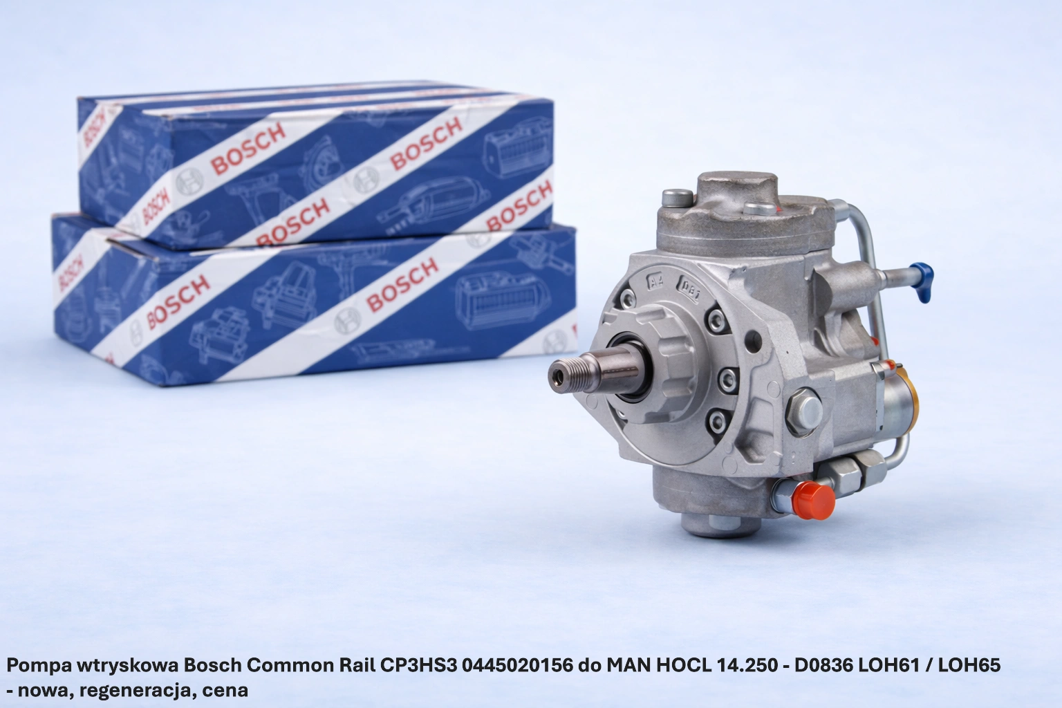 Pompa wtryskowa Bosch Common Rail CP3HS3 0445020156 do MAN HOCL 14.250 - D0836 LOH61 / LOH65 