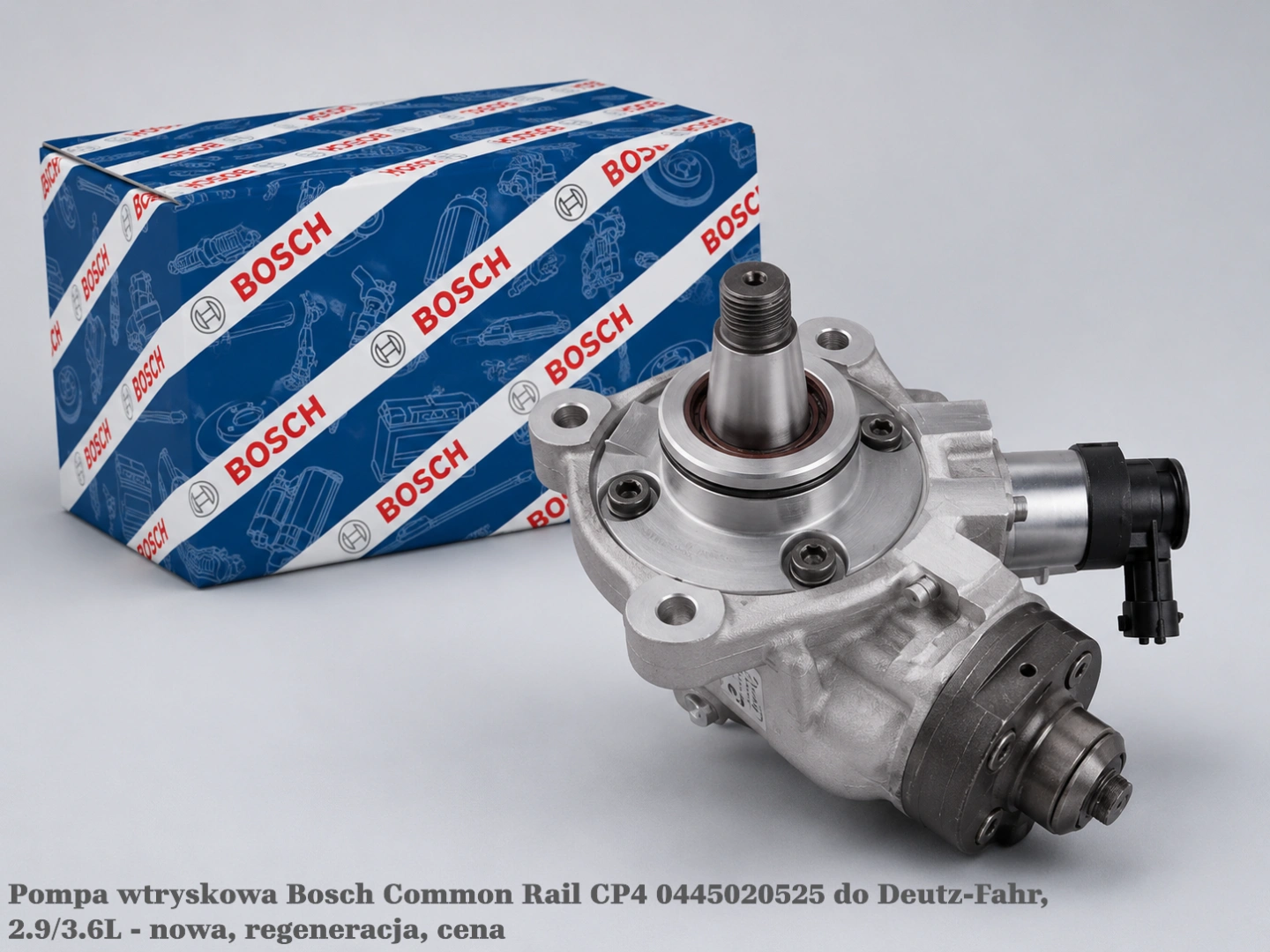 Pompa wtryskowa Bosch Common Rail CP4 0445020525 do Deutz-Fahr, 2.9/3.6L - nowa, regeneracja, cena