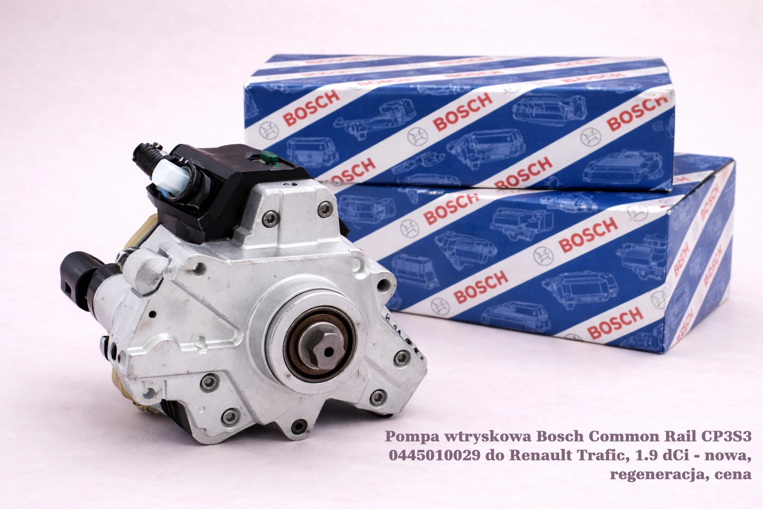Pompa wtryskowa Bosch Common Rail CP3S3 0445010029 do Renault Trafic, 1.9 dCi - nowa, regeneracja, cena