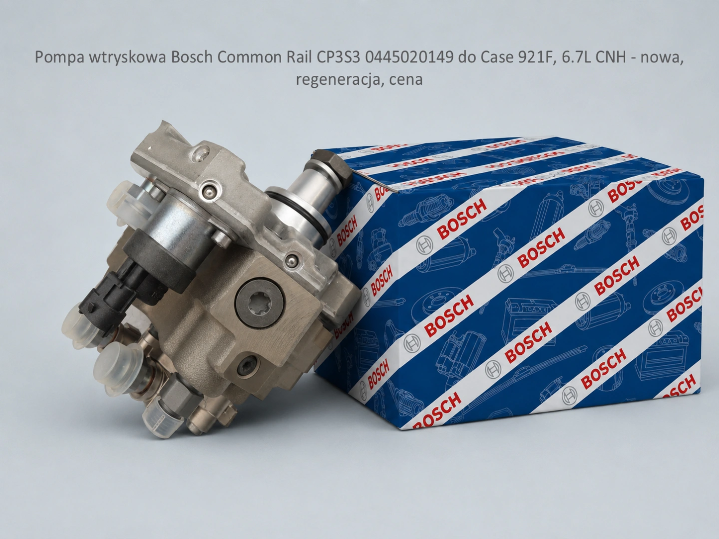 Pompa wtryskowa Bosch Common Rail CP3S3 0445020149 do Case 921F, 6.7L CNH - nowa, regeneracja, cena
