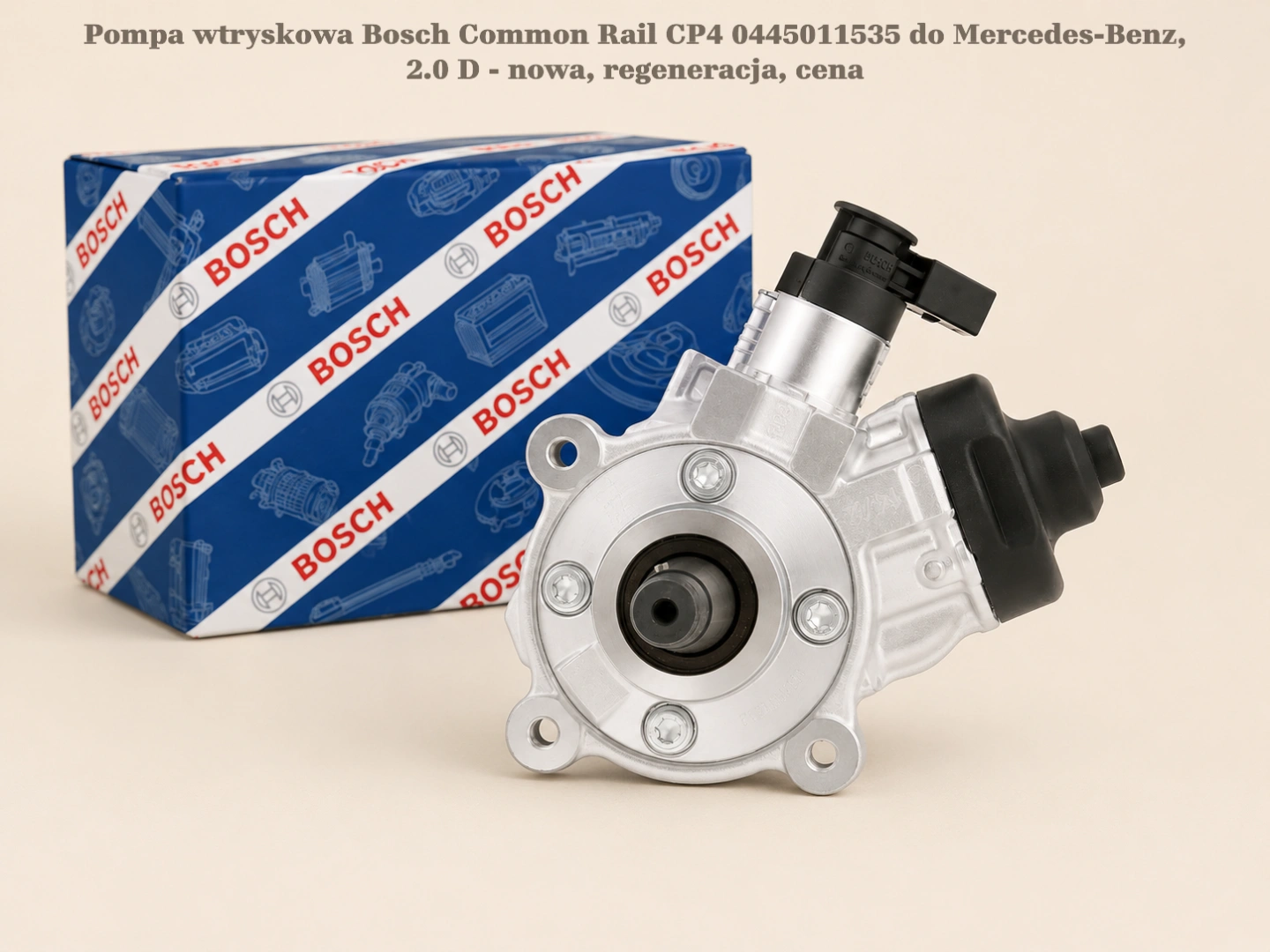 Pompa wtryskowa Bosch Common Rail CP4 0445011535 do Mercedes-Benz, 2.0 D - nowa, regeneracja, cena
