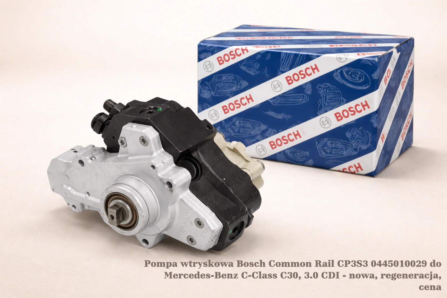 Pompa wtryskowa Bosch Common Rail CP3S3 0445010029 do Mercedes-Benz C-Class C30, 3.0 CDI - nowa, regeneracja, cena