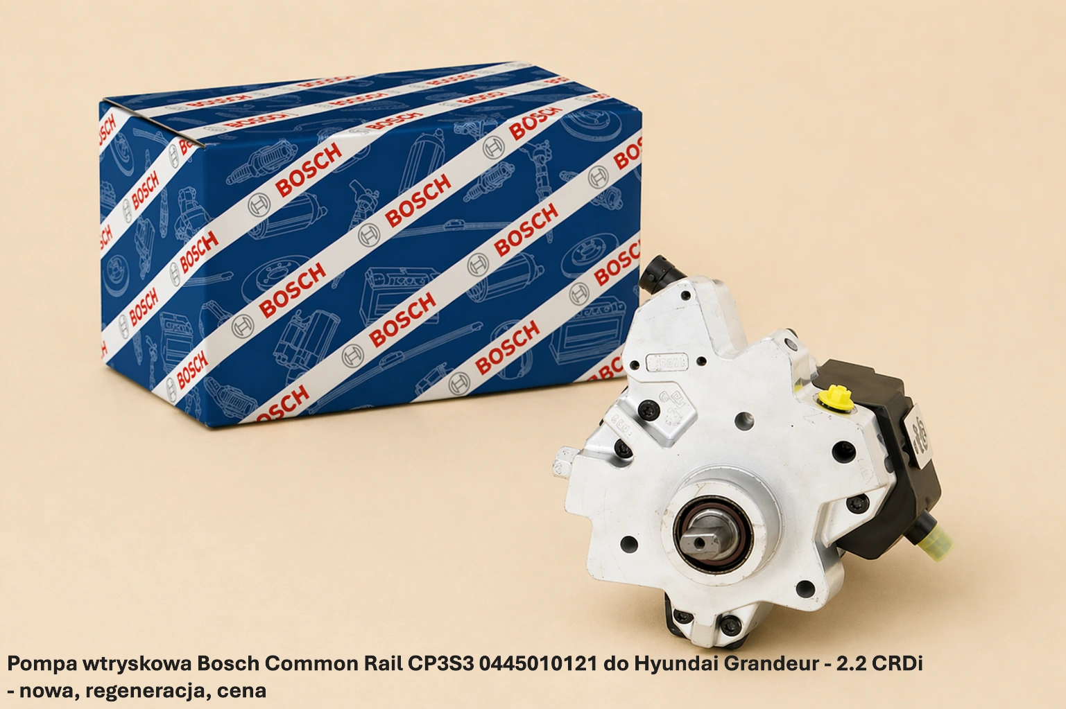 Pompa wtryskowa Bosch Common Rail CP3S3 0445010121 do Hyundai Grandeur - 2.2 CRDi - nowa, regeneracja, cena