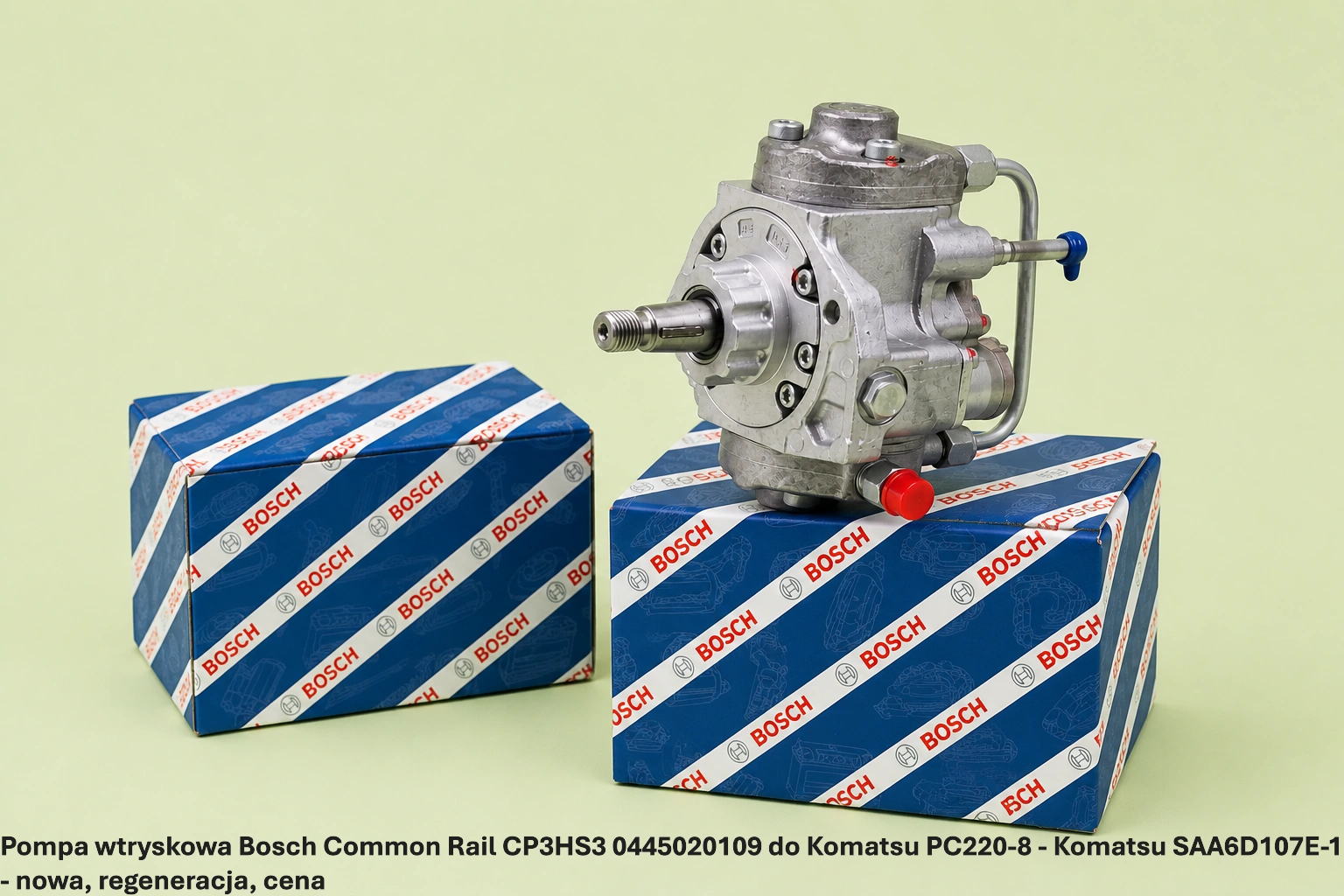 Pompa wtryskowa Bosch Common Rail CP3HS3 0445020109 do Komatsu PC220-8 - Komatsu SAA6D107E-1 - nowa, regeneracja, cena