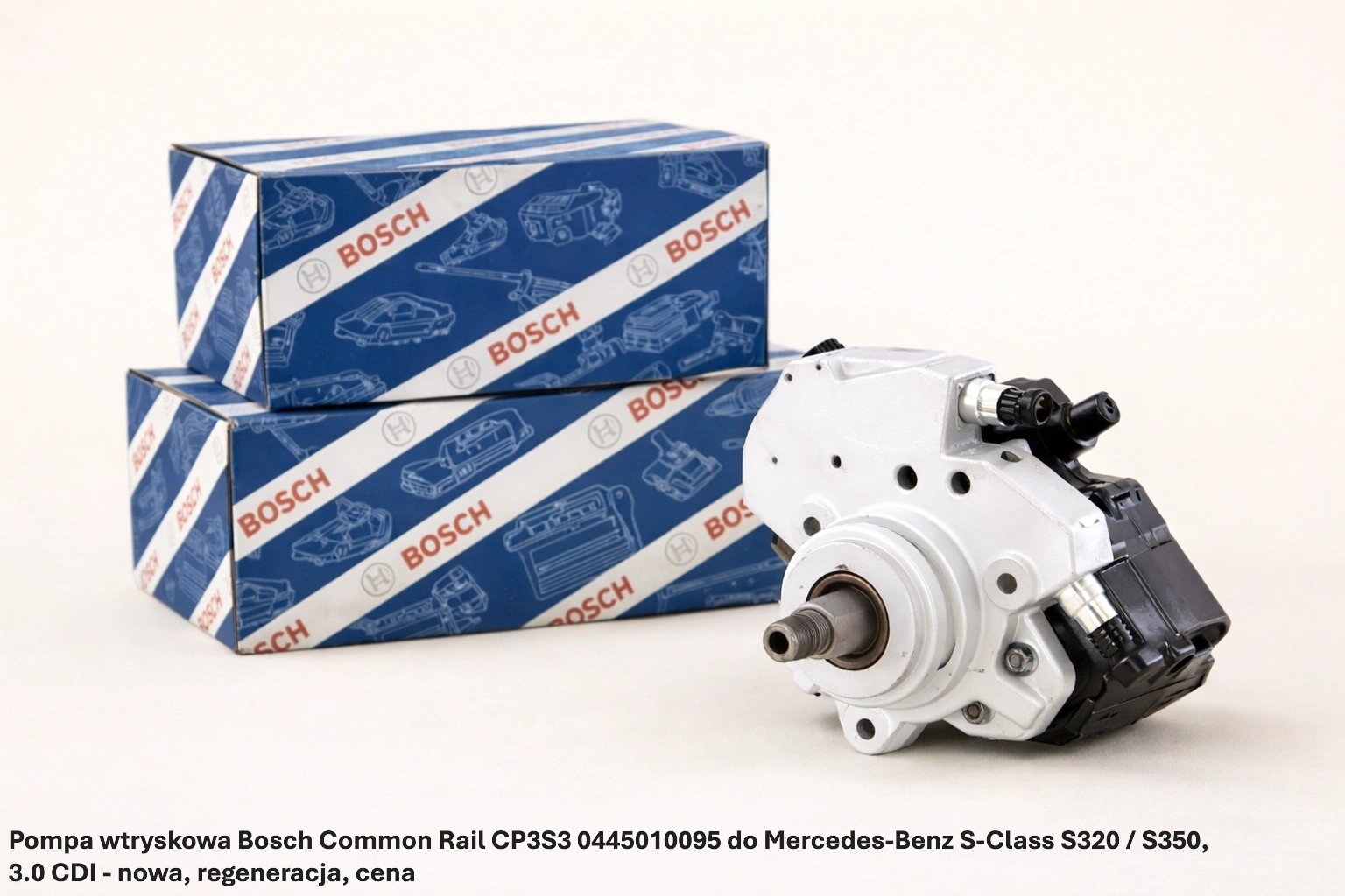 Pompa wtryskowa Bosch Common Rail CP3S3 0445010095 do Mercedes-Benz S-Class S320 / S350, 3.0 CDI - nowa, regeneracja, cena