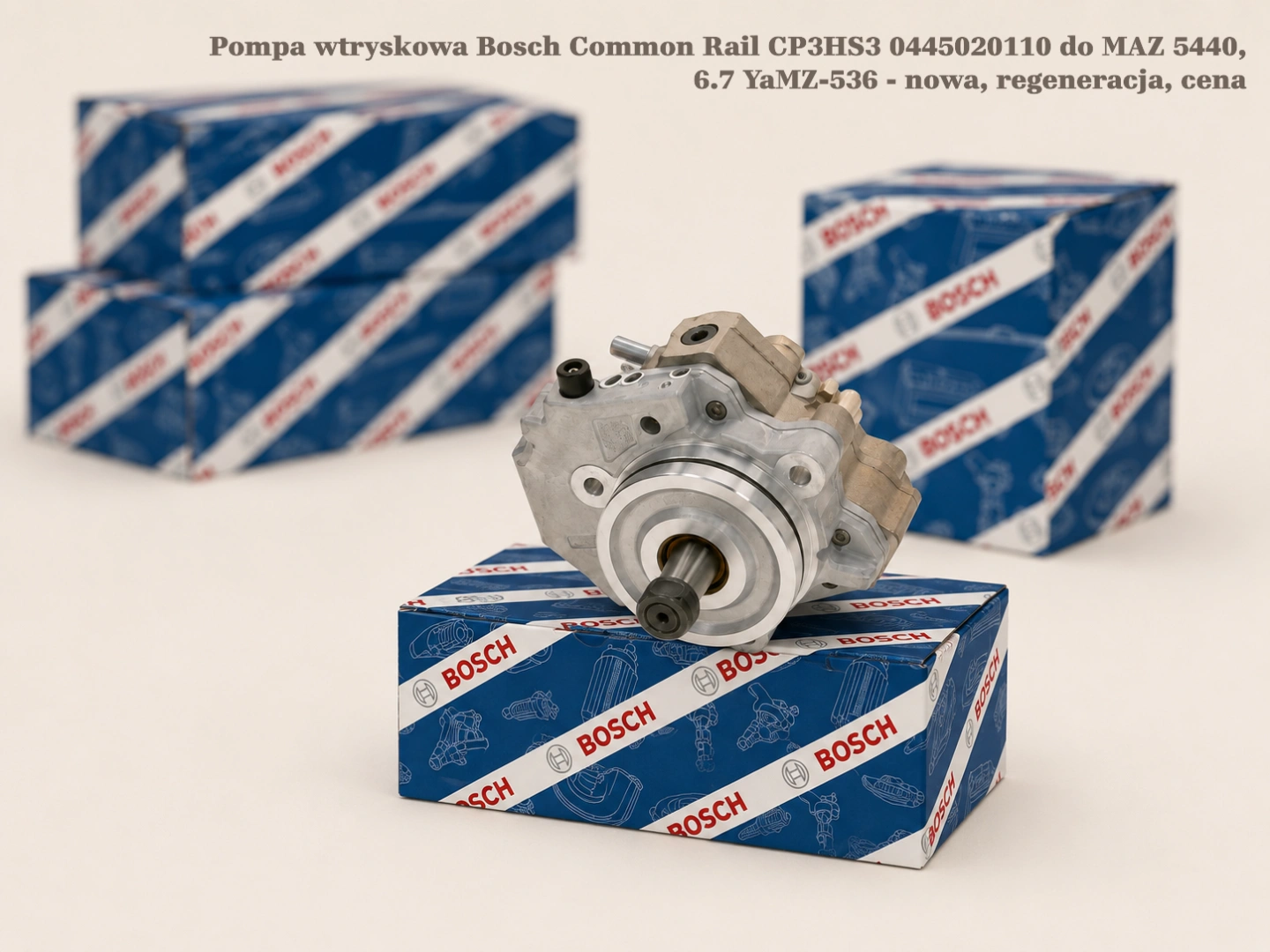 Pompa wtryskowa Bosch Common Rail CP3HS3 0445020110 do MAZ 5440, 6.7 YaMZ-536 - nowa, regeneracja, cena
