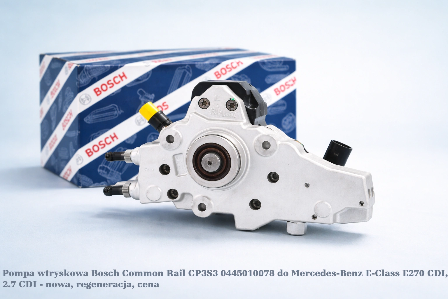 Pompa wtryskowa Bosch Common Rail CP3S3 0445010078 do Mercedes-Benz E-Class E270 CDI, 2.7 CDI Pompa wtryskowa Bosch Common Rail CP3S3 0445010078 do Mercedes-Benz E-Class E270 CDI, 2.7 CDI - nowa, regeneracja, cena