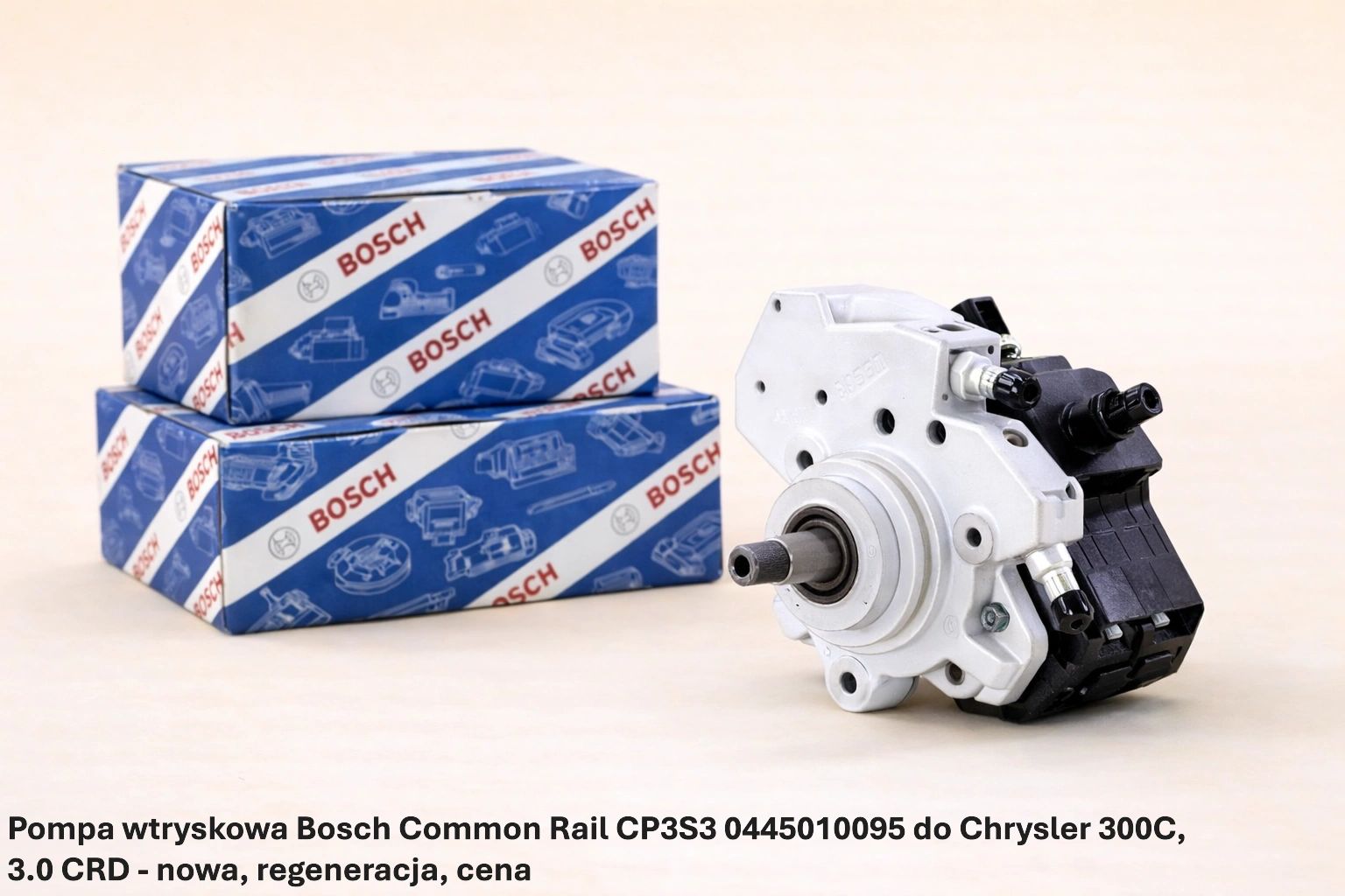 Pompa wtryskowa Bosch Common Rail CP3S3 0445010095 do Chrysler 300C, 3.0 CRD Pompa wtryskowa Bosch Common Rail CP3S3 0445010095 do Chrysler 300C, 3.0 CRD - nowa, regeneracja, cena
