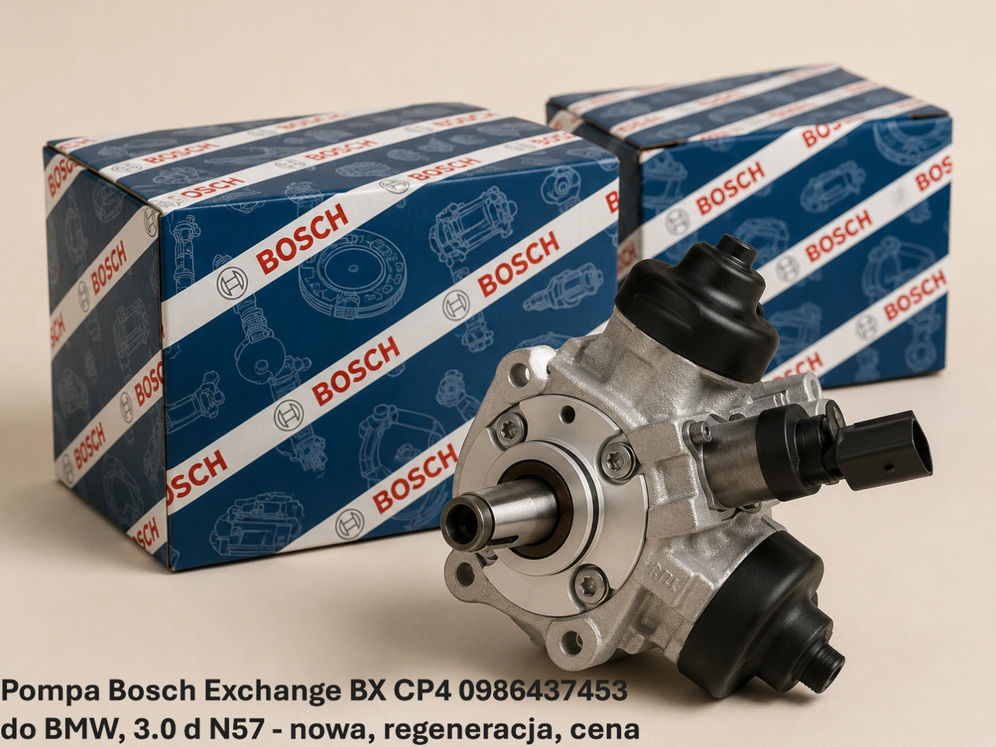 Pompa Bosch Exchange BX CP4 0986437453 do BMW, 3.0 d N57 - nowa, regeneracja, cena