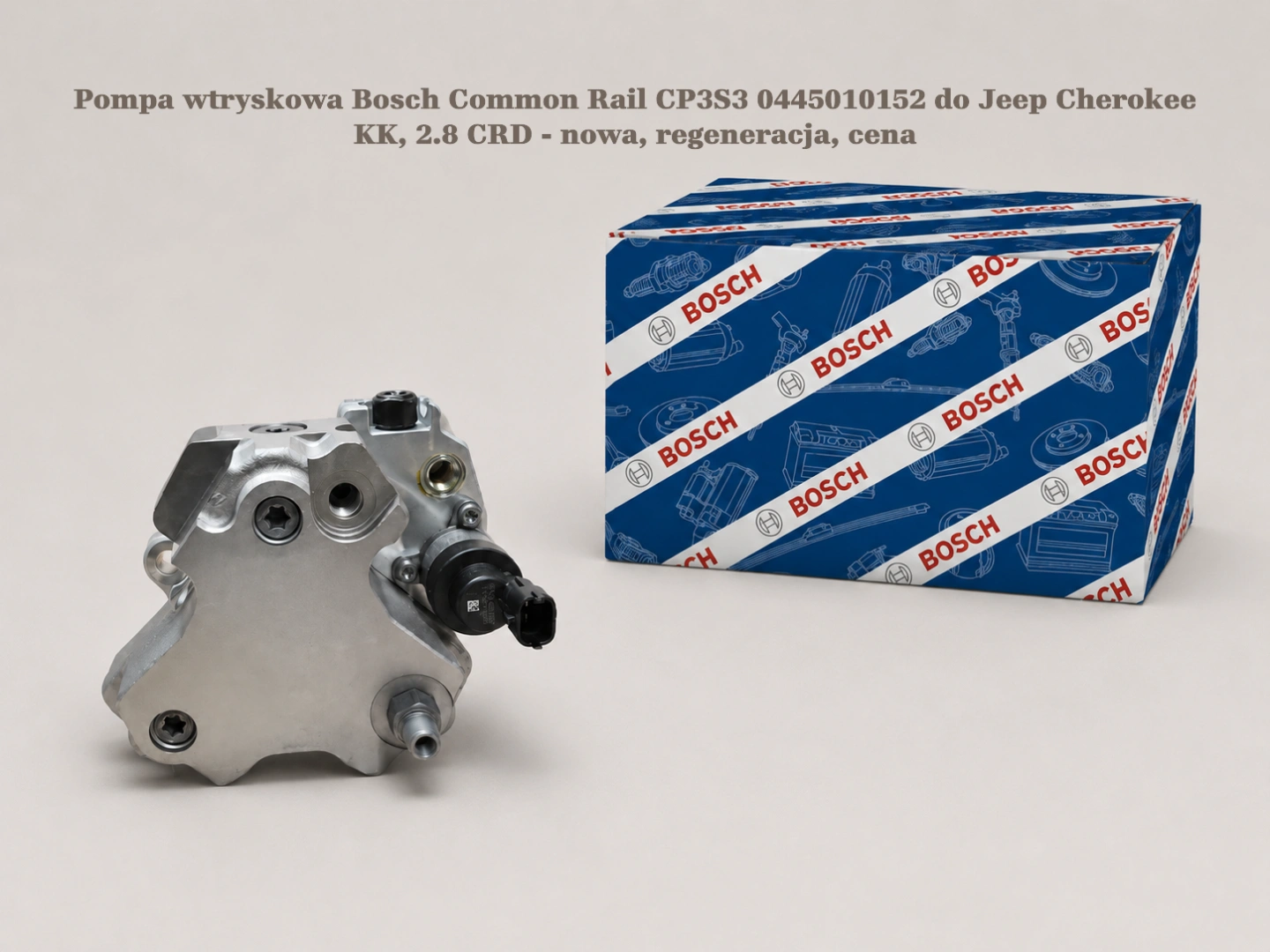 Pompa wtryskowa Bosch Common Rail CP3S3 0445010152 do Jeep Cherokee KK, 2.8 CRD