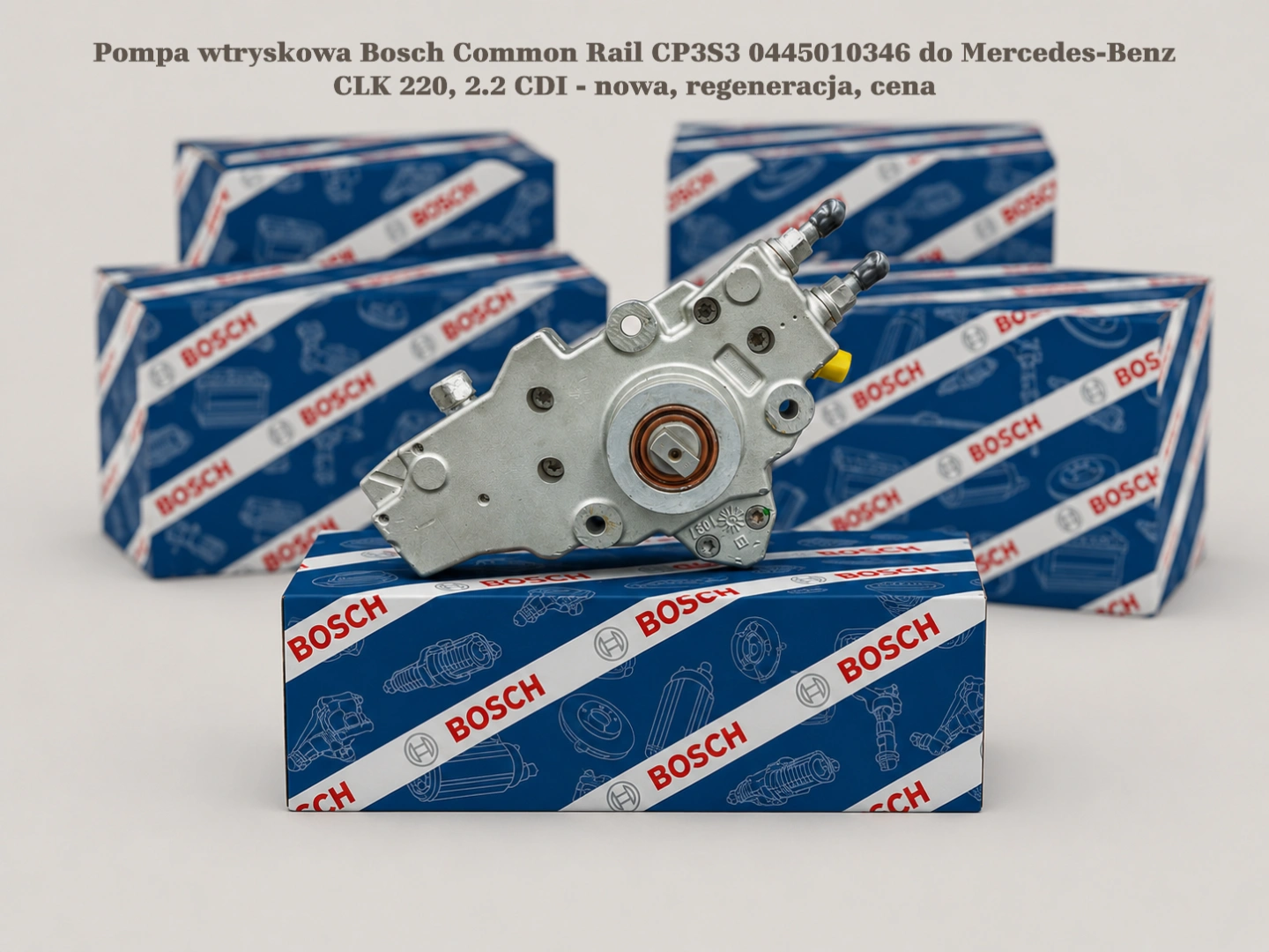Pompa wtryskowa Bosch Common Rail CP3S3 0445010346 do Mercedes-Benz CLK 220, 2.2 CDI - nowa, regeneracja, cena