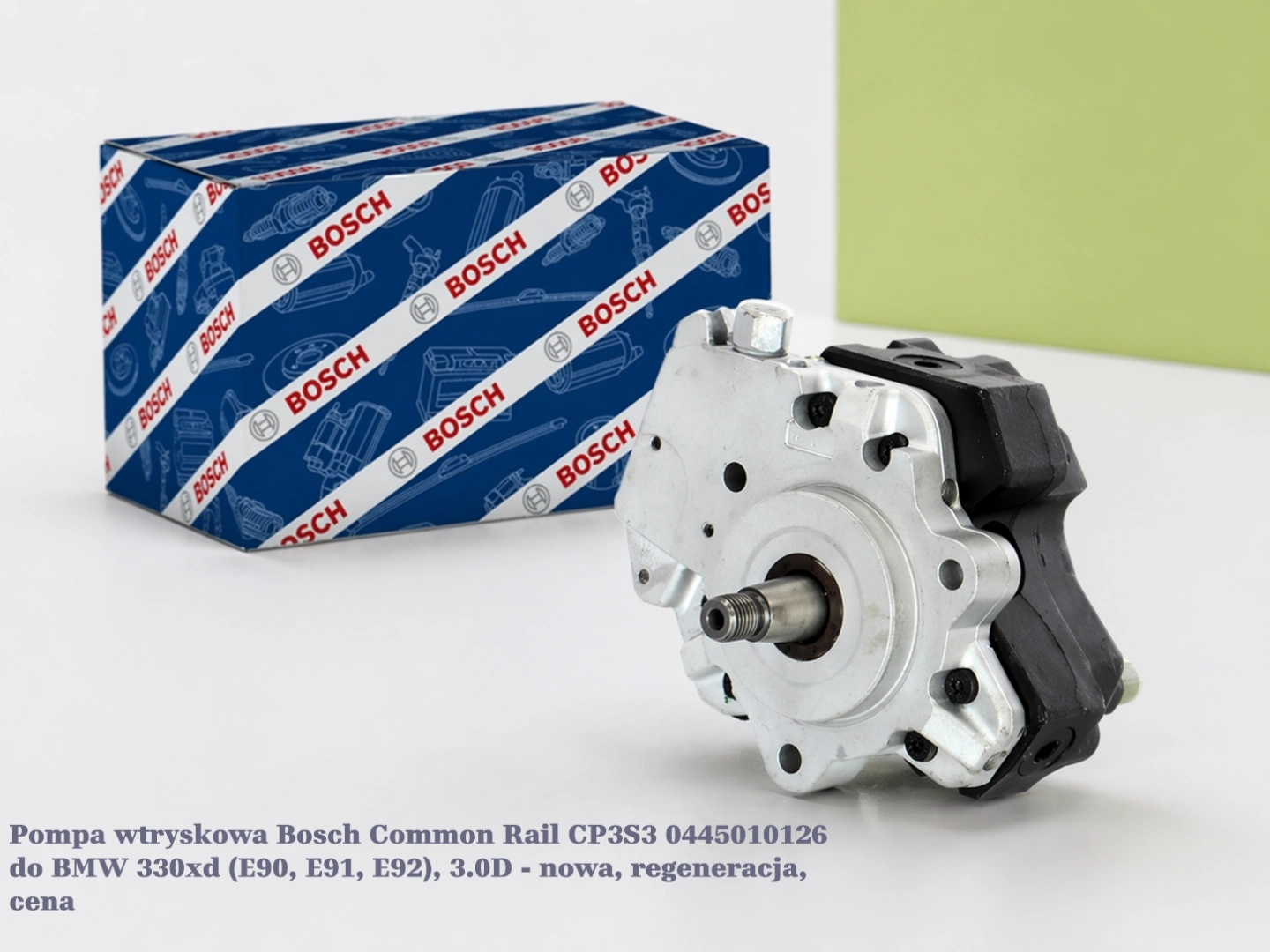 Pompa wtryskowa Bosch Common Rail CP3S3 0445010126 do BMW 330xd (E90, E91, E92), 3.0D - nowa, regeneracja, cena