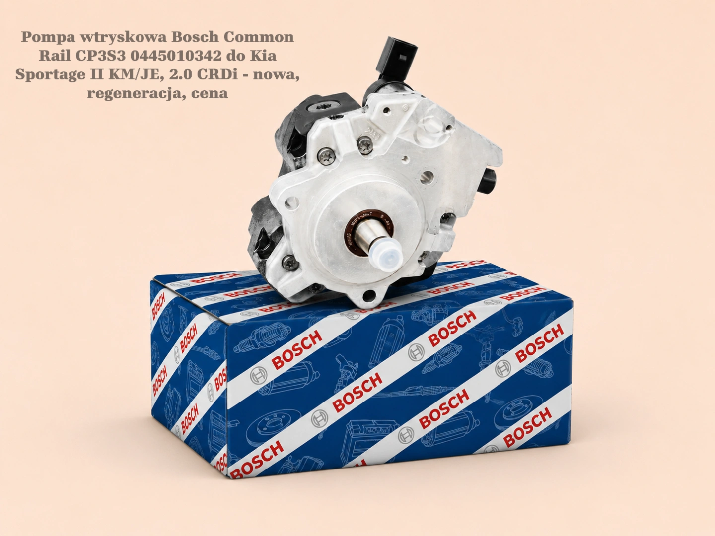Pompa wtryskowa Bosch Common Rail CP3S3 0445010342 do Kia Sportage II KM/JE, 2.0 CRDi - nowa, regeneracja, cena