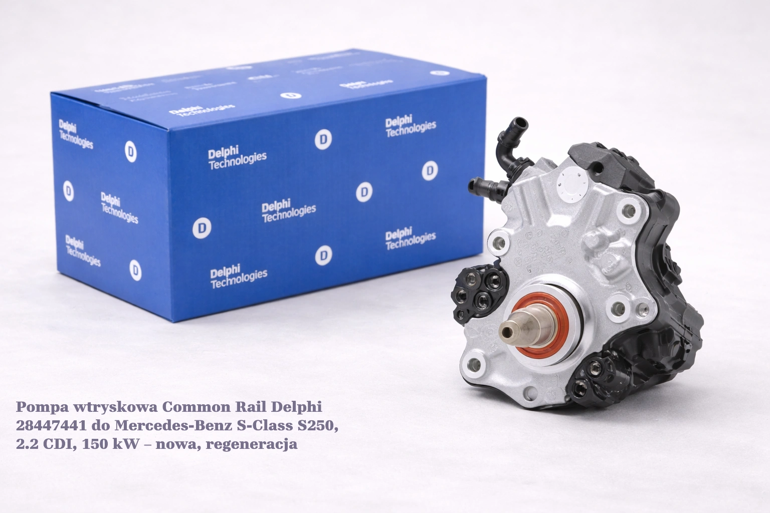 Pompa wtryskowa Common Rail Delphi 28447441 do Mercedes-Benz S-Class S250, 2.2 CDI, 150 kW Pompa wtryskowa Common Rail Delphi 28447441 do Mercedes-Benz S-Class S250, 2.2 CDI, 150 kW – nowa, regeneracja