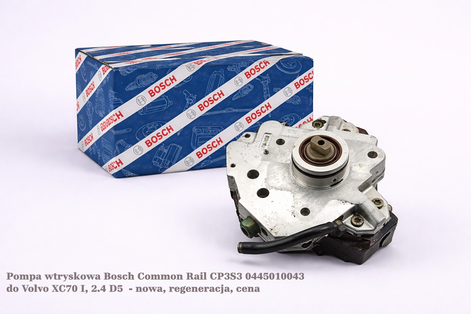 Pompa wtryskowa Bosch Common Rail CP3S3 0445010043 do Volvo XC70 I, 2.4 D5 Pompa wtryskowa Bosch Common Rail CP3S3 0445010043 do Volvo XC70 I, 2.4 D5- nowa, regeneracja, cena