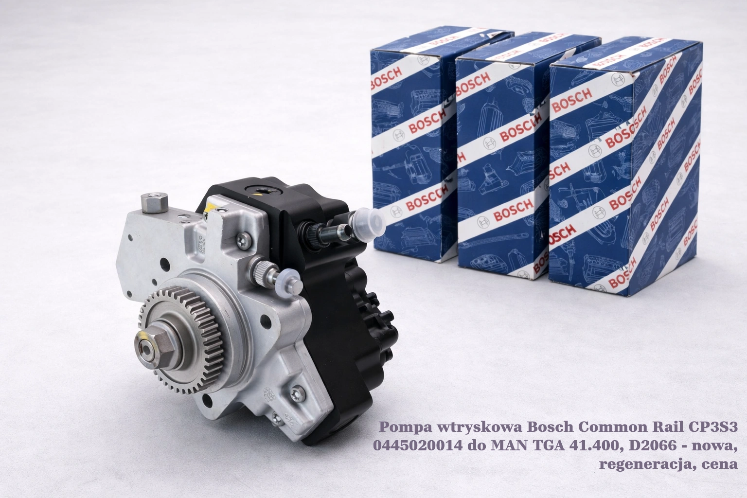 Pompa wtryskowa Bosch Common Rail CP3S3 0445020014 do MAN TGA 41.400, D2066 - nowa, regeneracja, cena
