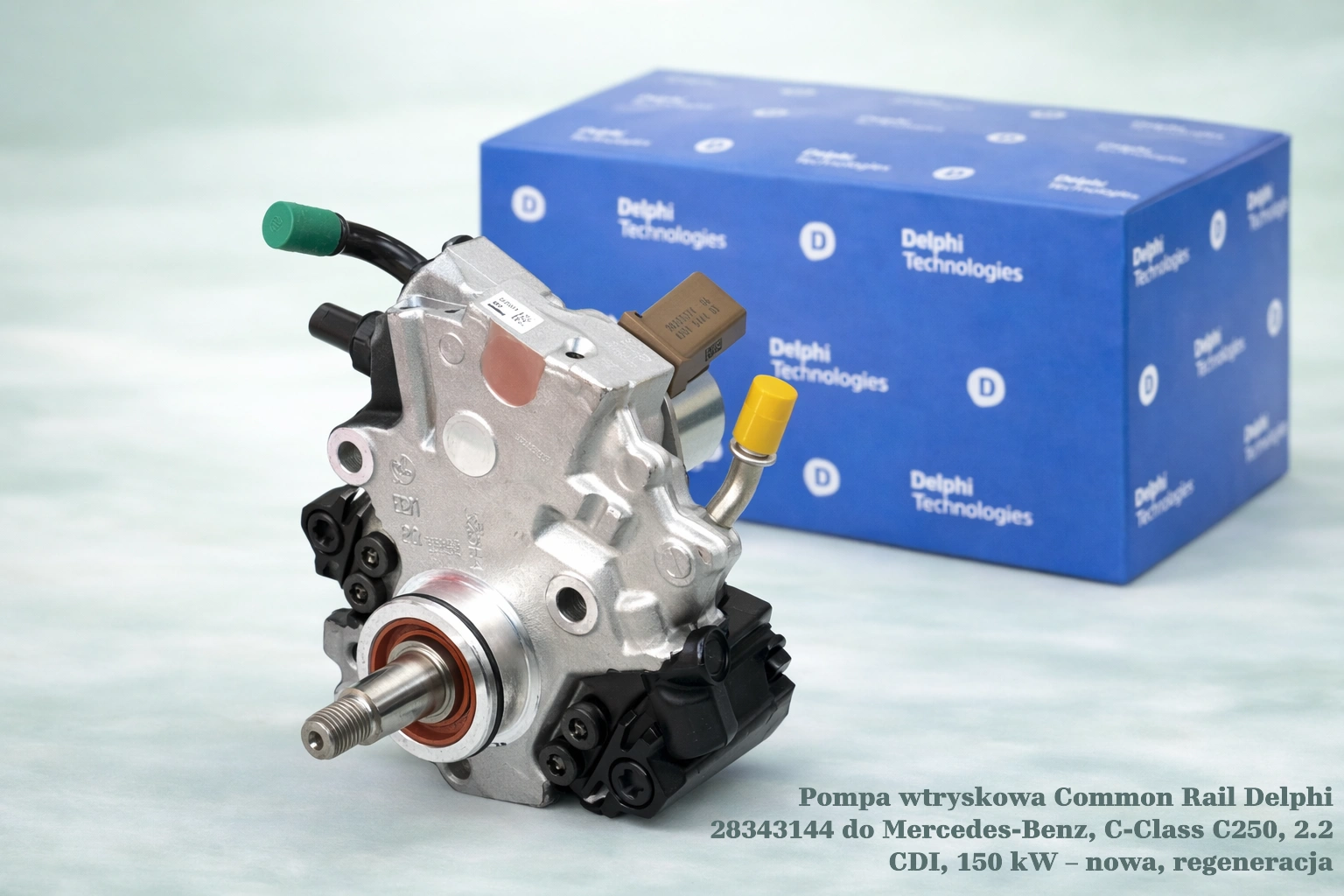 Pompa wtryskowa Common Rail Delphi 28343144 do Mercedes-Benz, C-Class C250, 2.2 CDI, 150 kW – nowa, regeneracja