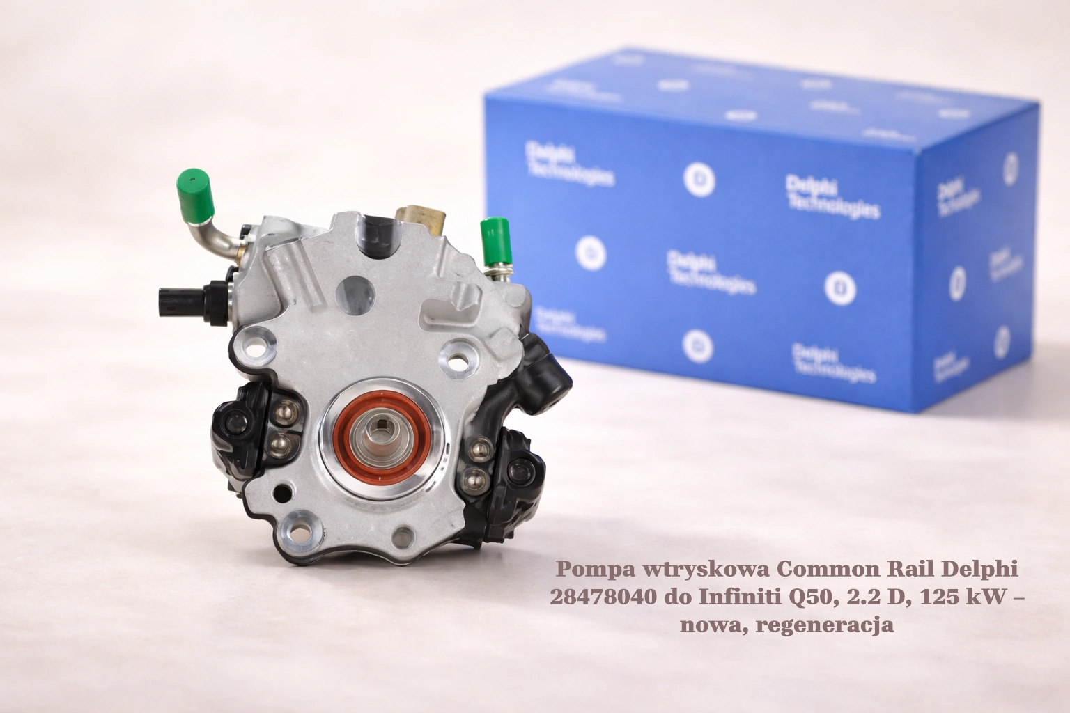 Pompa wtryskowa Common Rail Delphi 28478040 do Infiniti Q50, 2.2 D, 125 kW Pompa wtryskowa Common Rail Delphi 28478040 do Infiniti Q50, 2.2 D, 125 kW – nowa, regeneracja