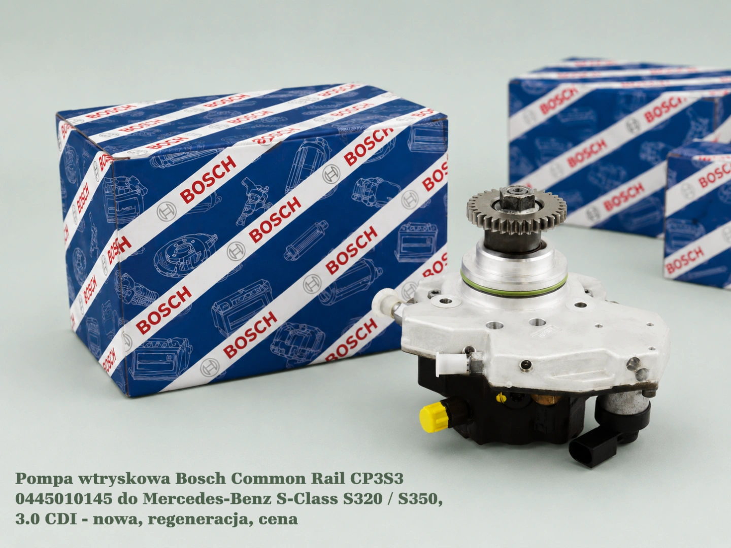 Pompa wtryskowa Bosch Common Rail CP3S3 0445010145 do Mercedes-Benz S-Class S320 / S350, 3.0 CDI