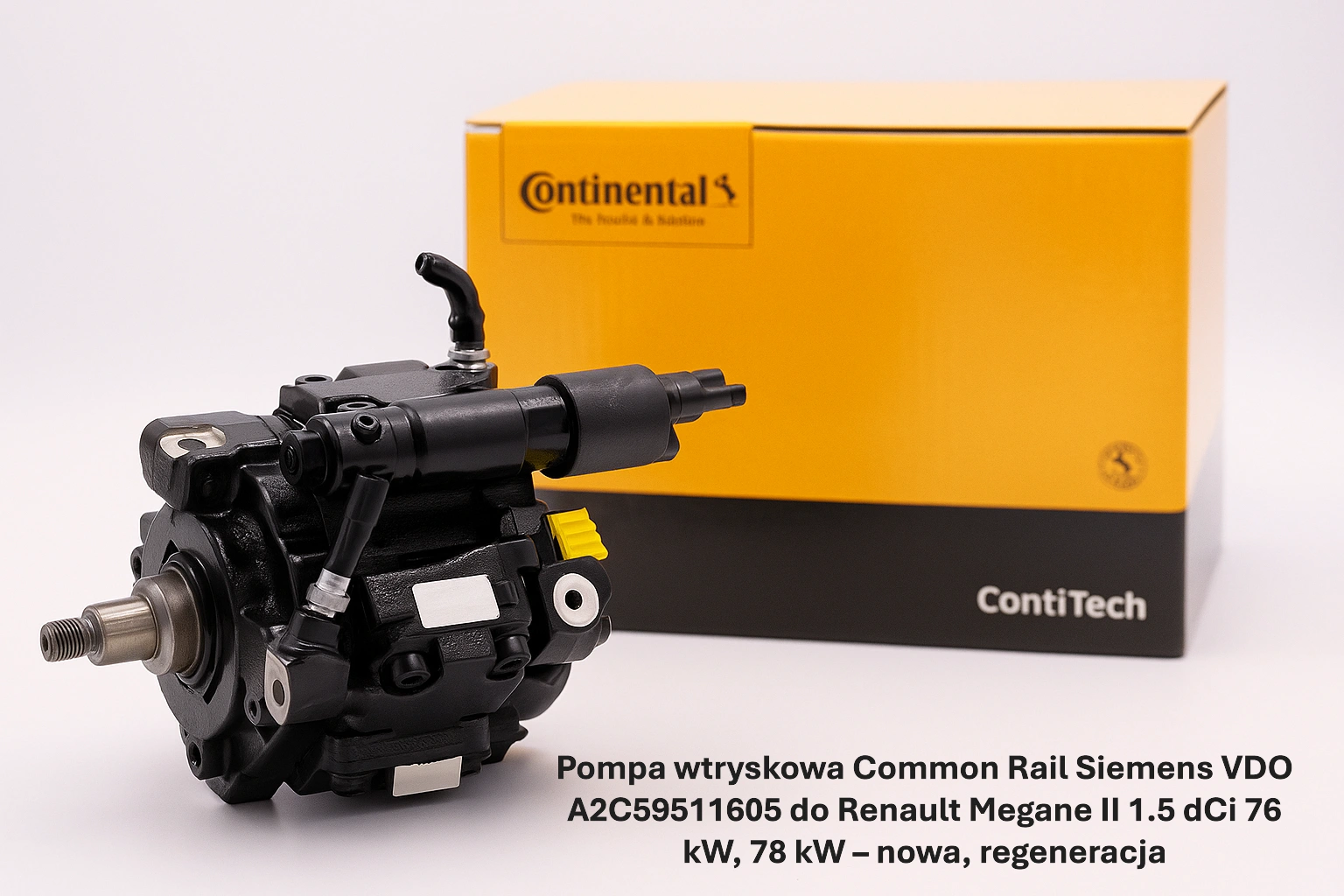 Pompa wtryskowa Common Rail Siemens VDO A2C59511605 do Renault Megane II 1.5 dCi 76 kW, 78 kW – nowa, regeneracja